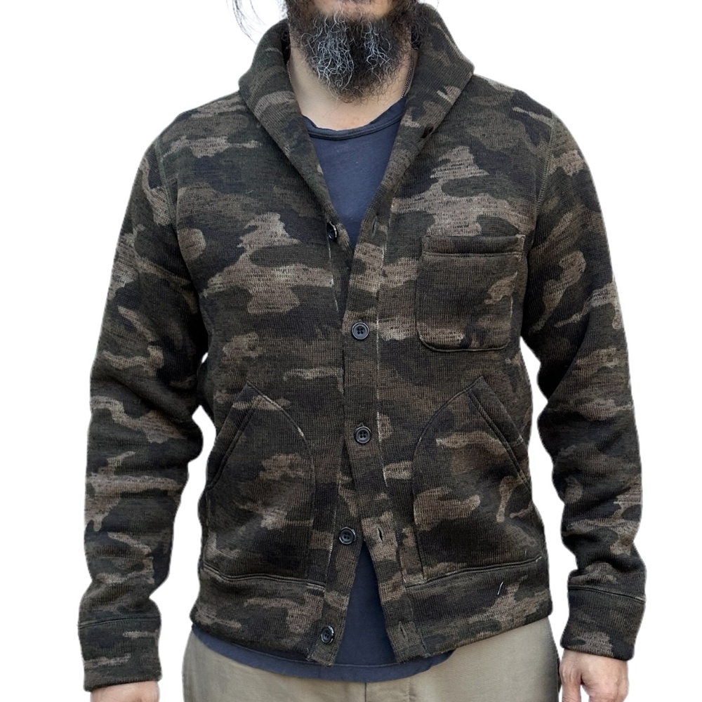 Beams Camo Cardi, Men's Medium